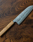 Kazan Ginsan Nashiji Santoku 170mm (6.7")
