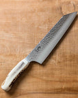 Sakai Takayuki Stag Sugihara Damascus Kengata Gyutou 190mm