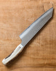 Sakai Takayuki Stag Sugihara Damascus Kengata Gyutou 190mm