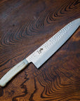 Sakai Takayuki Stag Sugihara Damascus Gyutou 240mm (9.4")