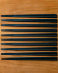 Black chopsticks - 10 pair pack