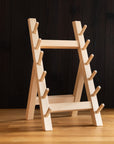 Wooden Six Piece Knife Stand